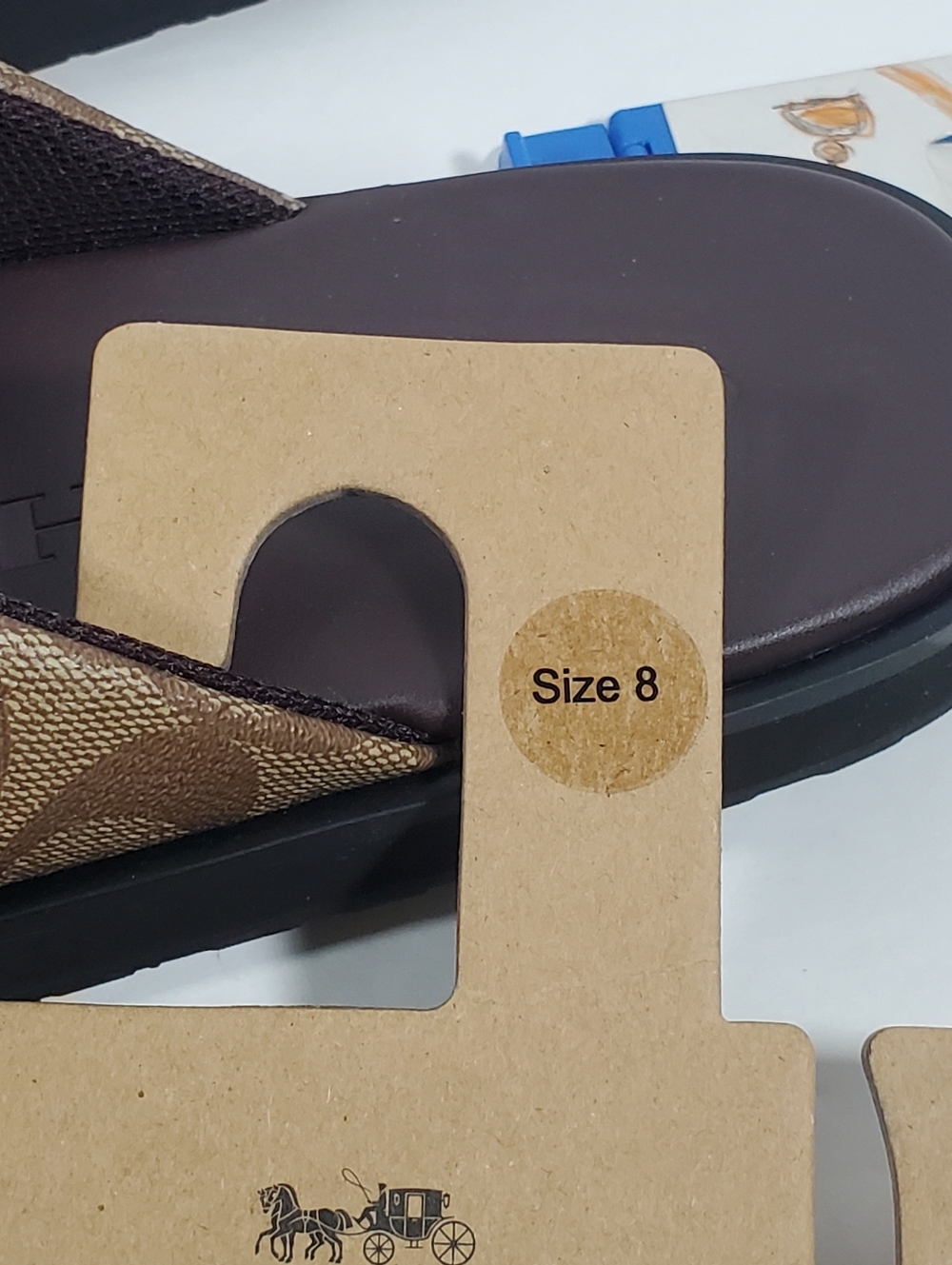 Coach Flip Flop In Signature Canvas NWT - Picture 5 of 7